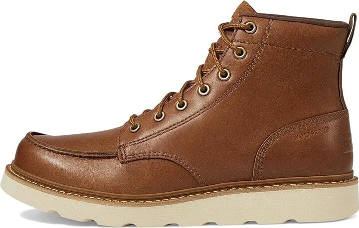 SOREL Slabtown 62'tm Moc Waterproof Men's Boots Velvet Tan/Tobacco : 11 D - Medium, Leather/Suede - Image 6