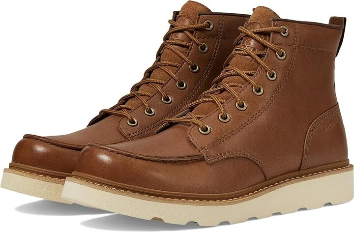 SOREL Slabtown 62'tm Moc Waterproof Men's Boots Velvet Tan/Tobacco : 11 D - Medium, Leather/Suede