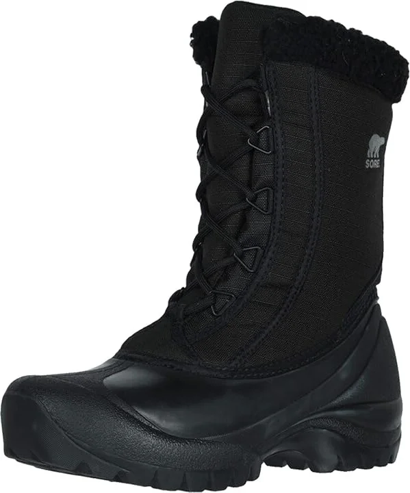 SOREL Snow Angeltm Lace Women's Boots Black : 11 B - Medium, Rubber/Suede - Image 2