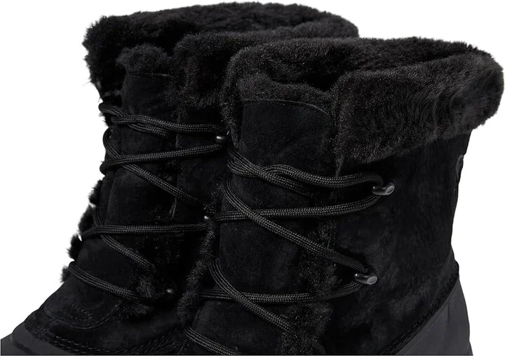 SOREL Snow Angeltm Lace Women's Boots Black : 11 B - Medium, Rubber/Suede - Image 6
