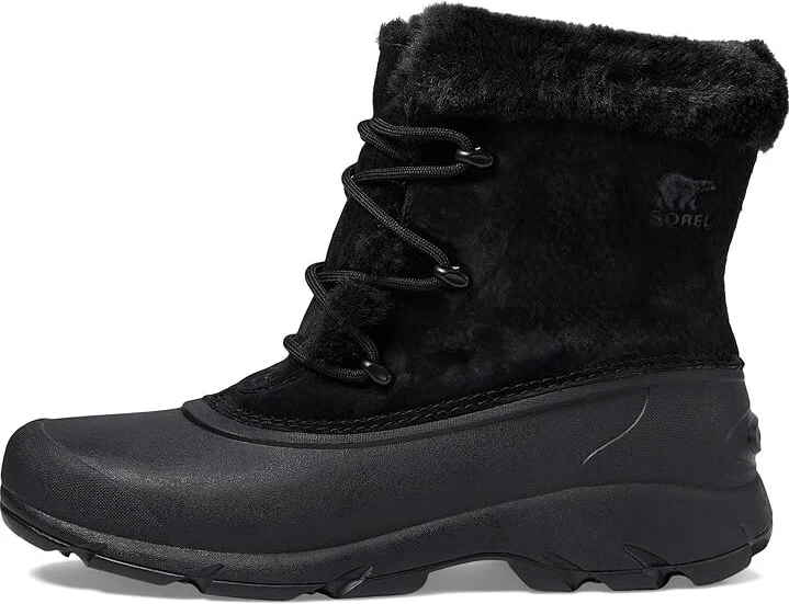 SOREL Snow Angeltm Lace Women's Boots Black : 11 B - Medium, Rubber/Suede - Image 7