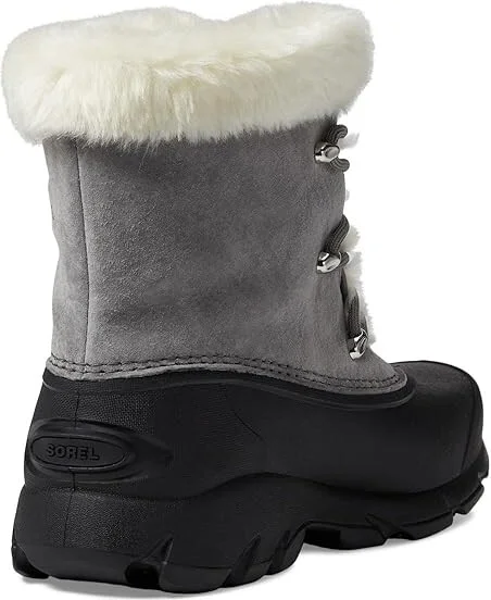 SOREL Snow Angeltm Lace Women's Boots Quarry/Black : 11 B - Medium, Rubber/Suede - Image 4