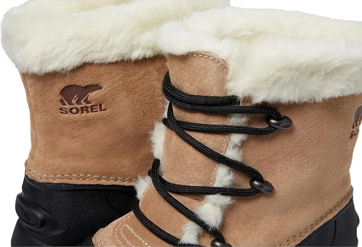 SOREL Snow Angeltm Lace Women's Boots Rootbeer 1 : 10 B - Medium, Rubber/Suede - Image 6