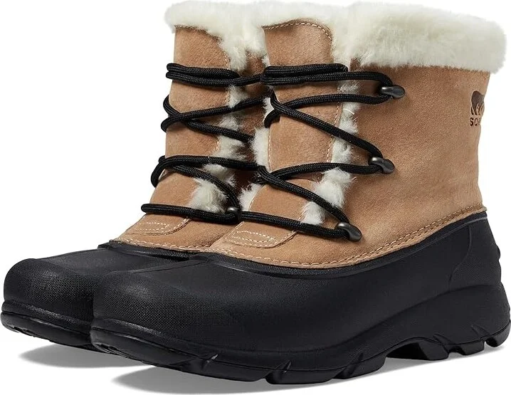 SOREL Snow Angeltm Lace Women's Boots Rootbeer 1 : 10 B - Medium, Rubber/Suede