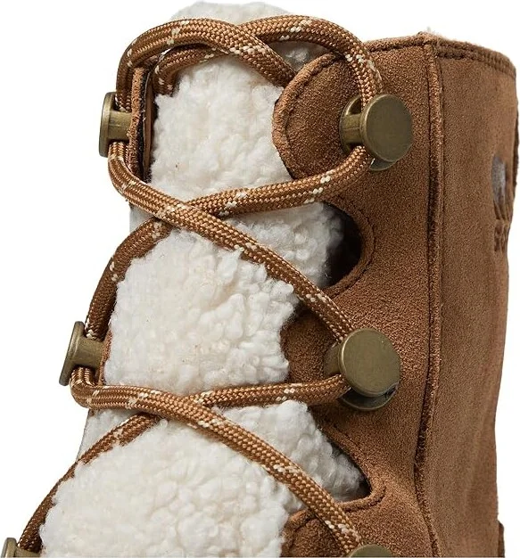 SOREL Sorel Explorertm III Joan Cozy Waterproof Women's Snow Shoes Velvet Tan/Canoe : 5 B - Medium, Rubber/Suede - Image 5