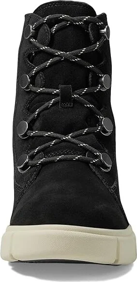 SOREL Sorel Explorertm III Joan Waterproof Women's Snow Shoes Black/Chalk : 9.5 B - Medium, Suede - Image 2