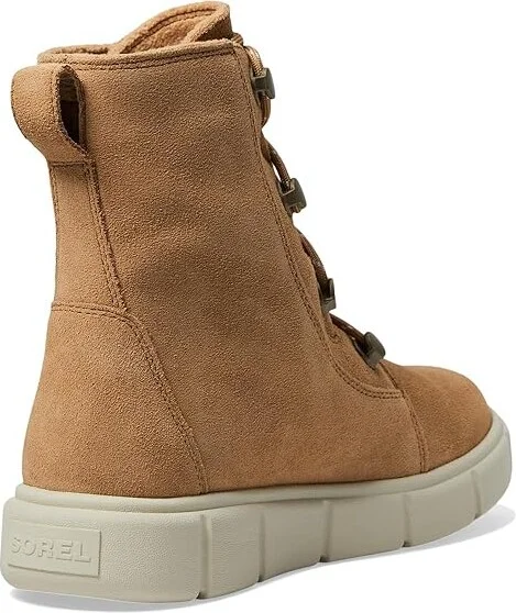 SOREL Sorel Explorertm III Joan Waterproof Women's Snow Shoes Tawny Buff/Chalk : 11 B - Medium, Suede - Image 4
