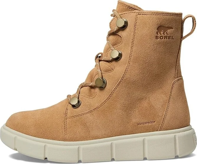 SOREL Sorel Explorertm III Joan Waterproof Women's Snow Shoes Tawny Buff/Chalk : 11 B - Medium, Suede - Image 6