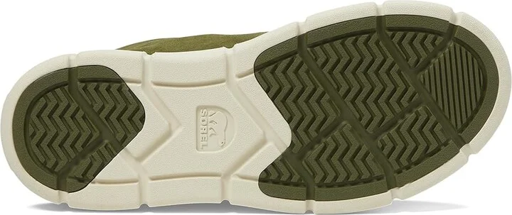 SOREL Sorel Explorertm III Joan Waterproof Women's Snow Shoes Utility Green/Chalk : 9 B - Medium, Suede - Image 3