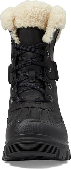 SOREL Tivolitm V Parc Waterproof Women's Snow Shoes Black/Sea Salt : 5.5 B - Medium, Leather/Rubber - Image 2