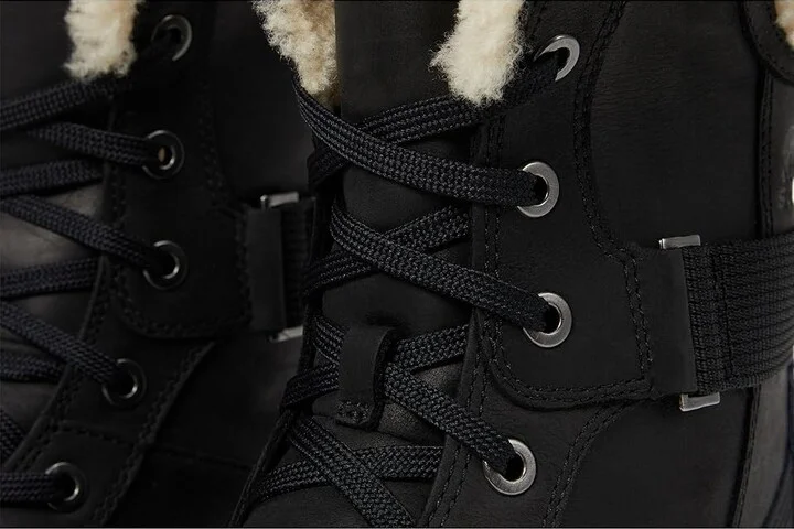 SOREL Tivolitm V Parc Waterproof Women's Snow Shoes Black/Sea Salt : 5.5 B - Medium, Leather/Rubber - Image 6