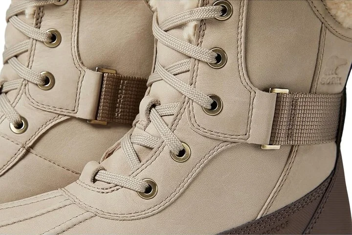 SOREL Tivolitm V Parc Waterproof Women's Snow Shoes Omega Taupe/Gum 10 : 5 B - Medium, Leather/Rubber - Image 5