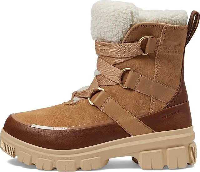 SOREL Tivolitm V Resort Waterproof Women's Snow Shoes Tawny Buff/Ceramic : 8.5 B - Medium, Leather/Suede - Image 5