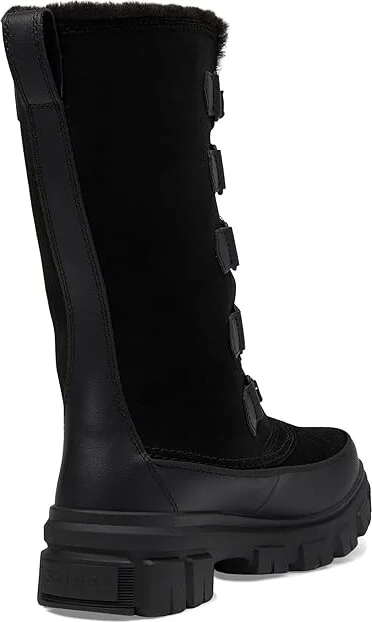 SOREL Tivolitm V Tall Waterproof Women's Snow Shoes Black/Natural : 11 B - Medium, Leather/Rubber/Suede - Image 4