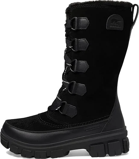 SOREL Tivolitm V Tall Waterproof Women's Snow Shoes Black/Natural : 11 B - Medium, Leather/Rubber/Suede - Image 5