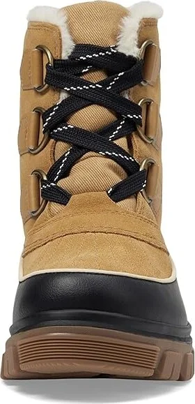 SOREL Tivolitm V Waterproof Women's Snow Shoes Curry/Black : 5 B - Medium, Canvas/Leather/Rubber - Image 2
