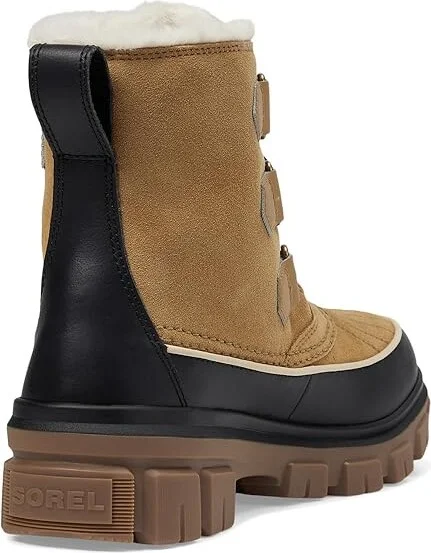 SOREL Tivolitm V Waterproof Women's Snow Shoes Curry/Black : 5 B - Medium, Canvas/Leather/Rubber - Image 4