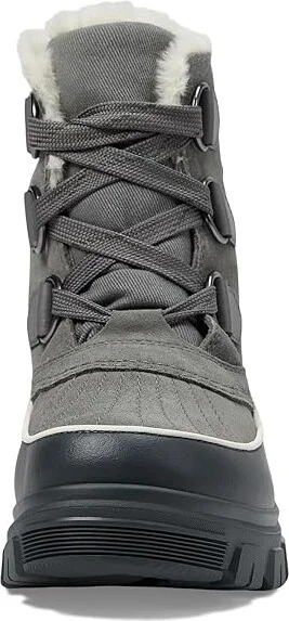 SOREL Tivolitm V Waterproof Women's Snow Shoes Quarry/Grill : 9 B - Medium, Canvas/Leather/Rubber - Image 2