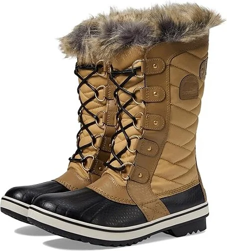 SOREL Tofino II Women's Cold Weather Boots Curry : 10 B - Medium, Canvas/Leather/Synthetic