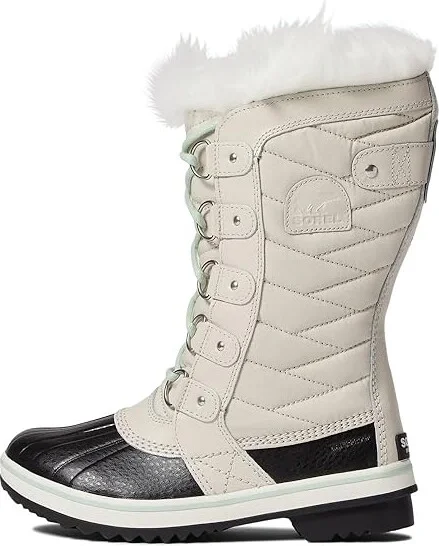 SOREL Tofino II Women's Cold Weather Boots Fawn/Sea Sprite : 6 B - Medium, Canvas/Leather/Synthetic - Image 5