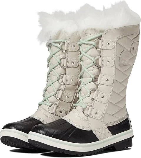 SOREL Tofino II Women's Cold Weather Boots Fawn/Sea Sprite : 6 B - Medium, Canvas/Leather/Synthetic