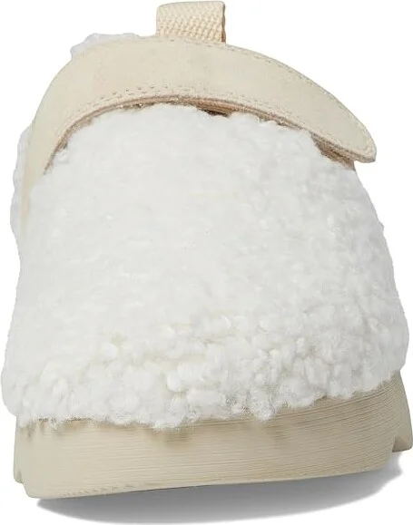 SOREL Viibetm Clog Cozy Women's Clog/Mule Shoes Natural/Bleached Ceramic : 10 B - Medium, Leather/Textile - Image 5