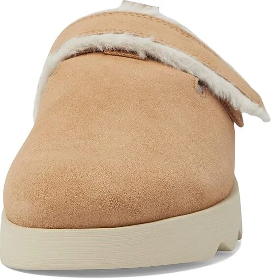 SOREL Viibetm Clog Suede Cozy Women's Clog/Mule Shoes Tawny Buff/Natural : 11 B - Medium, Leather - Image 2