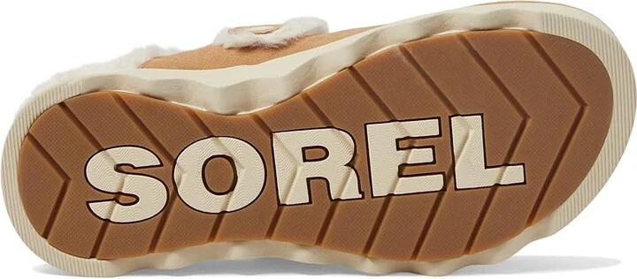 SOREL Viibetm Clog Suede Cozy Women's Clog/Mule Shoes Tawny Buff/Natural : 11 B - Medium, Leather - Image 3