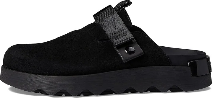 SOREL Viibetm Clog Women's Shoes Black/Sea Salt : 5 B - Medium, Leather - Image 5