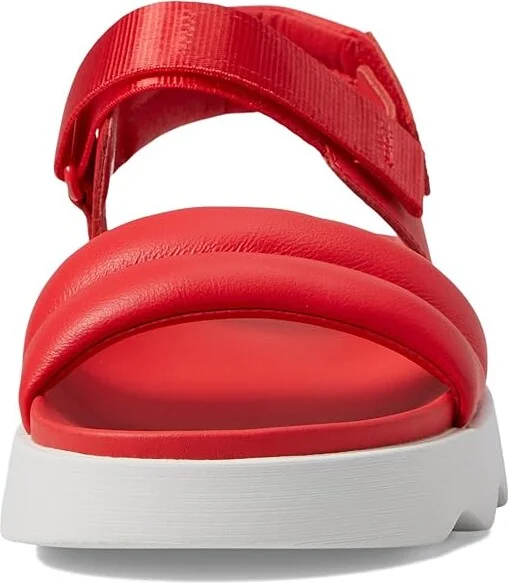 SOREL Viibetm Sandal Women's Shoes Red Glo/White : 8 B - Medium, Leather - Image 2