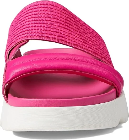 SOREL Viibetm Slide Women's Shoes Fuchsia Fizz/Sea Salt : 8.5 B - Medium, Leather/Textile - Image 2