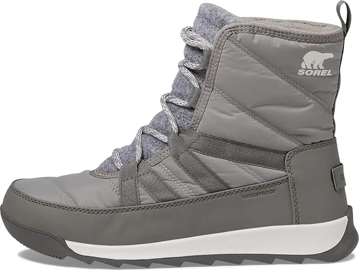 SOREL Whitneytm II Plus Lace Waterproof Women's Snow Shoes Chrome Grey/Quarry : 5.5 B - Medium, Synthetic - Image 5
