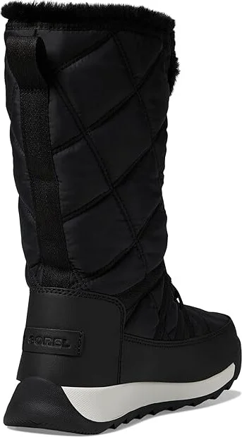 SOREL Whitneytm II Plus Tall Lace Waterproof Women's Snow Shoes Black/Sea Salt : 5 B - Medium, Synthetic - Image 4