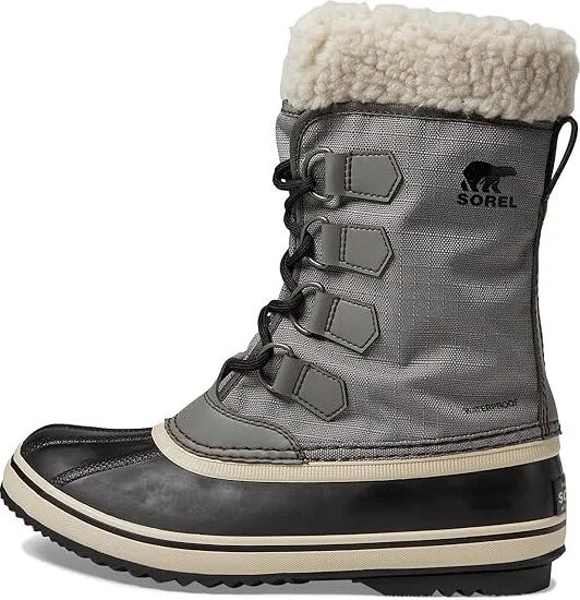 SOREL Winter Carnivaltm Waterproof Women's Snow Shoes Quarry/Black : 10.5 B - Medium - Image 6