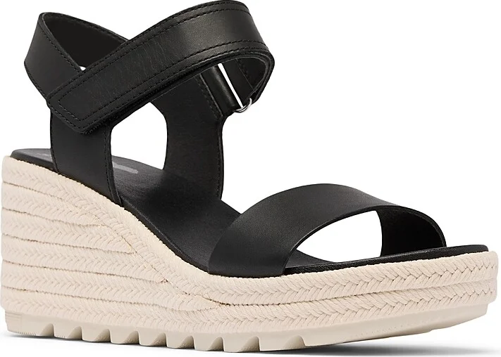 Sorel Women's Cameron Ankle Strap Espadrille Wedge Sandals