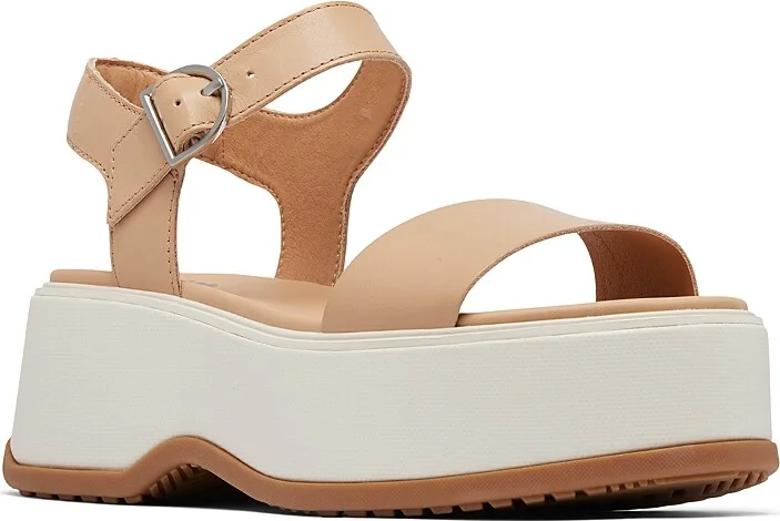 Sorel Women's Dayspring Leather Platform Sandals