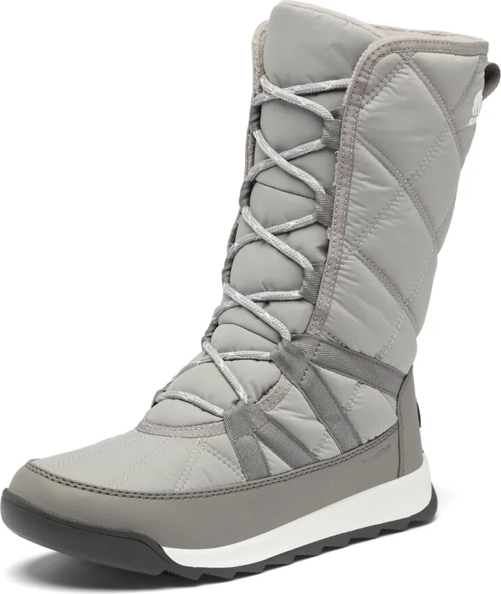 SOREL Women's Whitney ll Plus Tall Lace Waterproof Boot - Chrome Grey