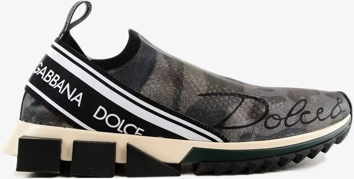 Sorrento Camouflage Knit Slip-On Sneakers