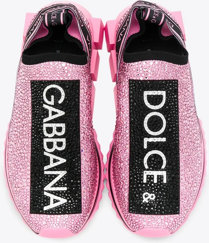 Sorrento Melt Low-Top Sneakers with Crystals - Image 3