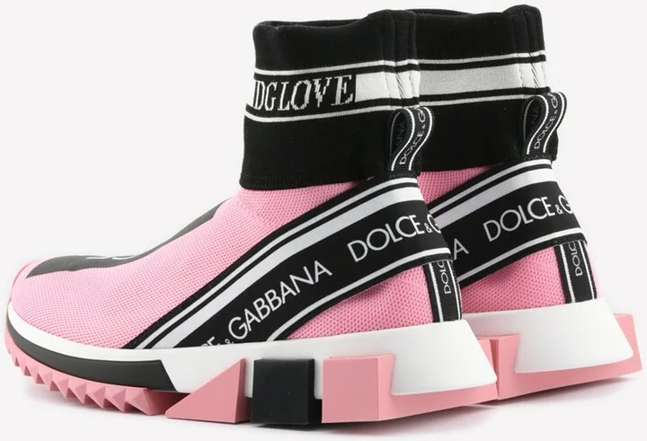 Sorrento Stretch Knit High-Top Sneakers - Image 2