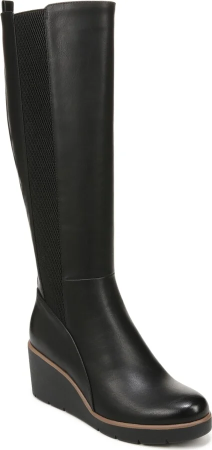 Black Faux Leather