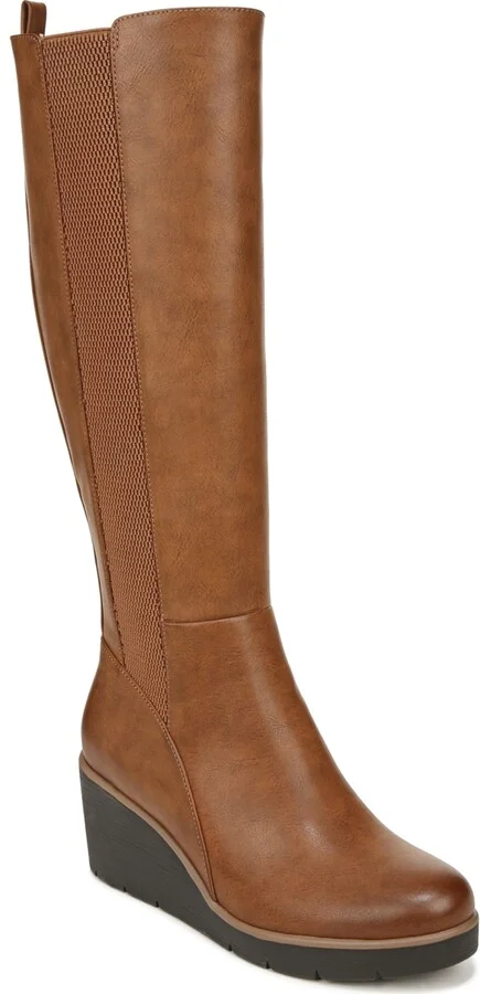 Soul Naturalizer Adrian Wide Calf Knee High Wedge Boots