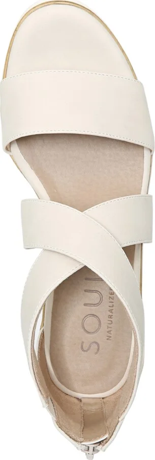 Soul Naturalizer Goodtimes Ankle Strap Wedge Sandals - Black/Black Faux Leather - Image 8