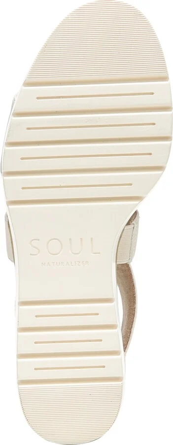 Soul Naturalizer Goodtimes Ankle Strap Wedge Sandals - Black/Black Faux Leather - Image 9