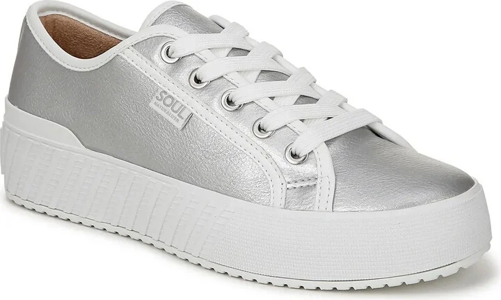 Silver Metallic Synthetic