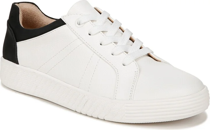 White,black Faux Leather