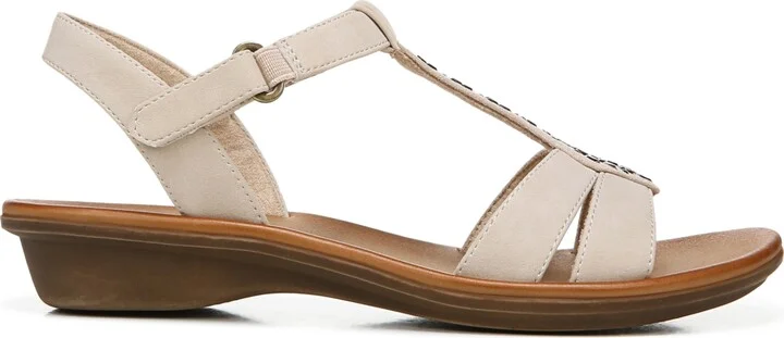 Soul Naturalizer Summer Ankle Strap Sandals - Porcelain Faux Nubuck/Microfiber - Image 2
