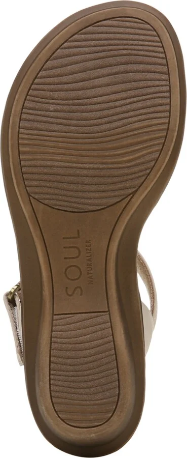 Soul Naturalizer Summer Ankle Strap Sandals - Porcelain Faux Nubuck/Microfiber - Image 5