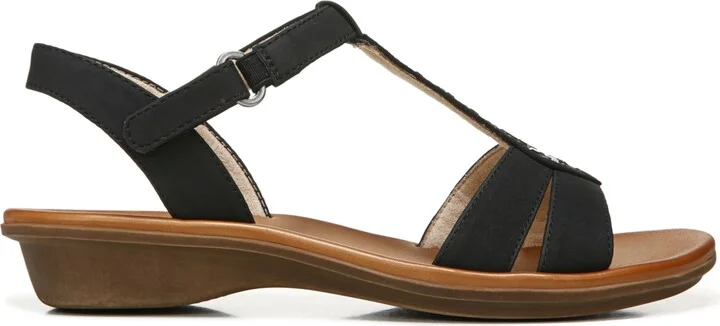 Soul Naturalizer Summer Ankle Strap Sandals - Porcelain Faux Nubuck/Microfiber - Image 6