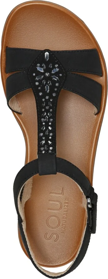 Soul Naturalizer Summer Ankle Strap Sandals - Porcelain Faux Nubuck/Microfiber - Image 8